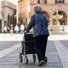 Andador-Rollator con asiento y cesta