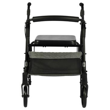 Andador-Rollator con asiento y cesta,aluminio