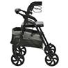 Andador-Rollator con asiento y cesta,aluminio
