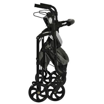 Andador-Rollator con asiento y cesta,aluminio