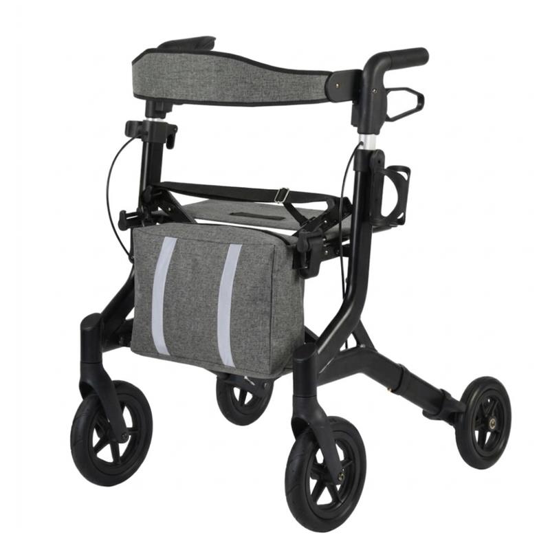 Andador-Rollator con frenos y bloqueo
