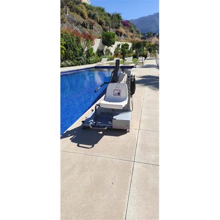 Ascensor-elevador bateria portátil para piscina METALU 400-120KG