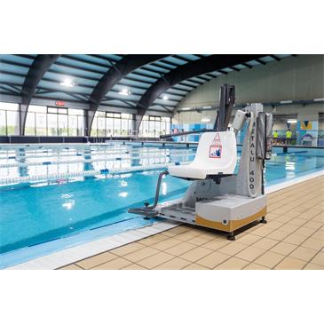 Ascensor-elevador bateria portátil para piscina METALU 400-120KG