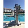 Ascensor-elevador bateria fijo para piscina METALU 600-120KG