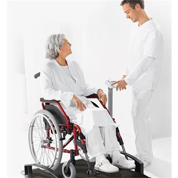 Báscula plataforma para silla de ruedas