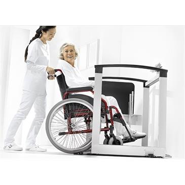 Báscula muntifuncional,pesaje de pies, sentado o en silla de ruedas