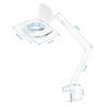 Lampara lupa con 60 led, intensidad de luz regulable