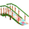 Escalera de 3 peldaños con rampa infantil