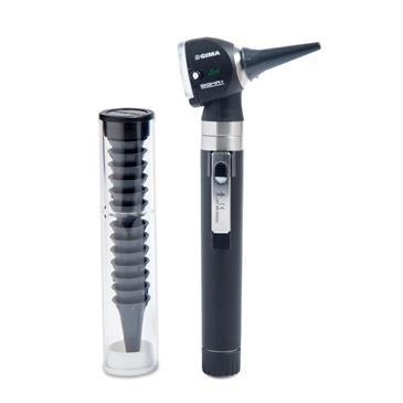 Otoscopio LED SIGMA-C color negro con estuche