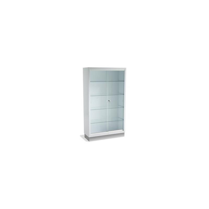 Vitrtina pie 2 puertas cristal + 4 estantes epoxi