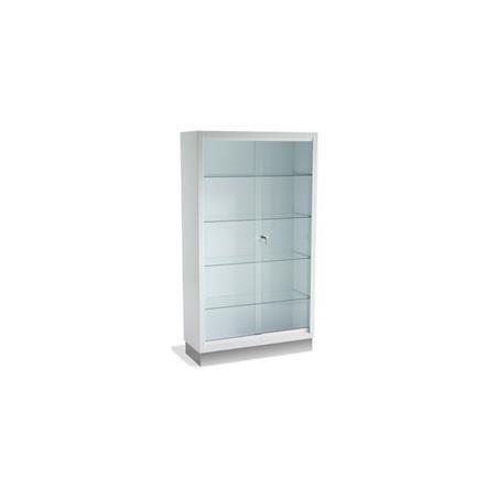 Vitrtina pie 2 puertas cristal + 4 estantes epoxi