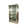 Vitrtina pie 2 puertas cristal + 4 estantes inox