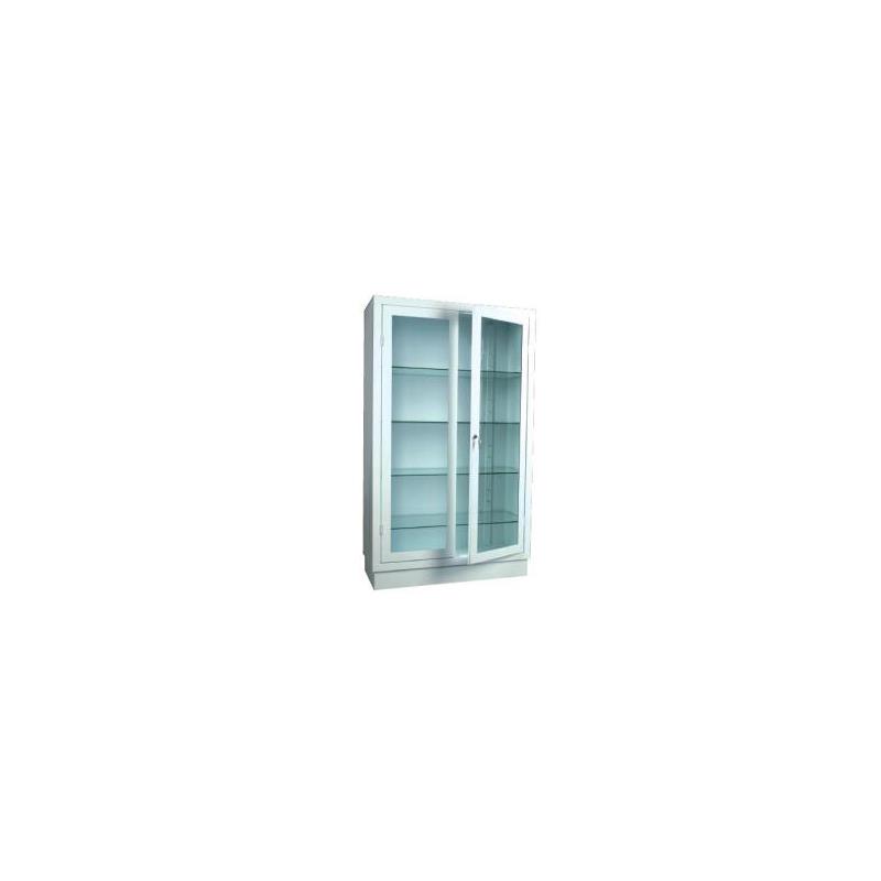 Vitrina 2 puertas + 4 baldas,epoxi