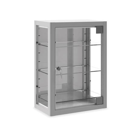 Vitrina pared 2 estantes y cerradura